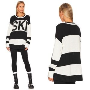 Show Me Your Mumu Ski In Sweater Knit Black